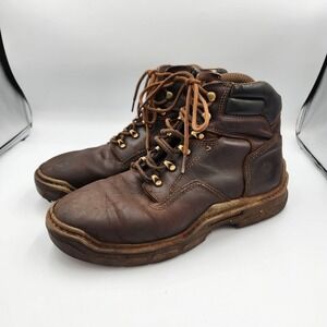 Wolverine Durashocks Flex Work Boots Men's 10.5 Brown Leather Slip Resistant
